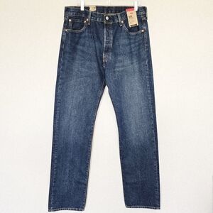 Levi's 501 Original Straight Jeans Mens 36x36 Medium Wash Blue NWT